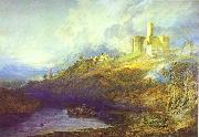 J.M.W. Turner Warkworth Castle Northumberland Thunder Storm Approaching at Sun-Set. oil painting picture wholesale